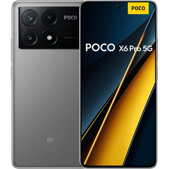 Smartphone Xiaomi Poco X6 Pro 512GB 12GB cinza disponível na Smart Mais em Santiago RS