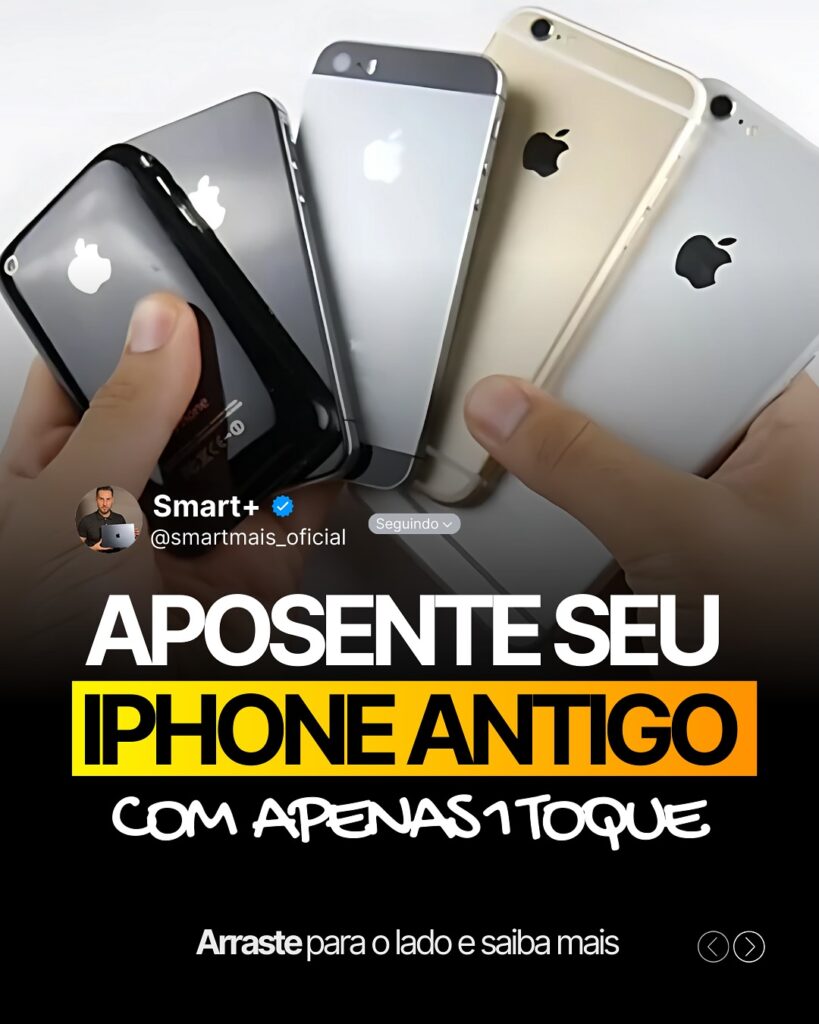 Troque seu iPhone usado por um novo na Smart Mais em Santiago RS