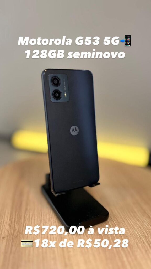 motorola G53 5G 128GB semi novo