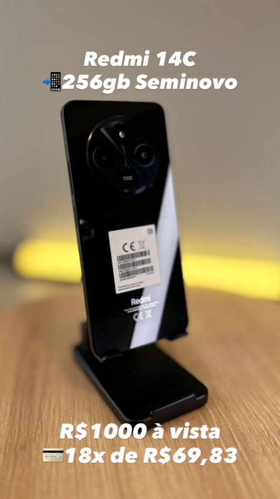 Redmi 14C 256GB Semi novo